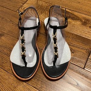 Banana Republic black sandal. Size 8.